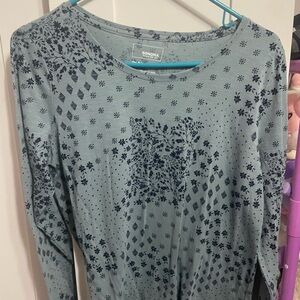 Sonoma Green Patterned Blouse